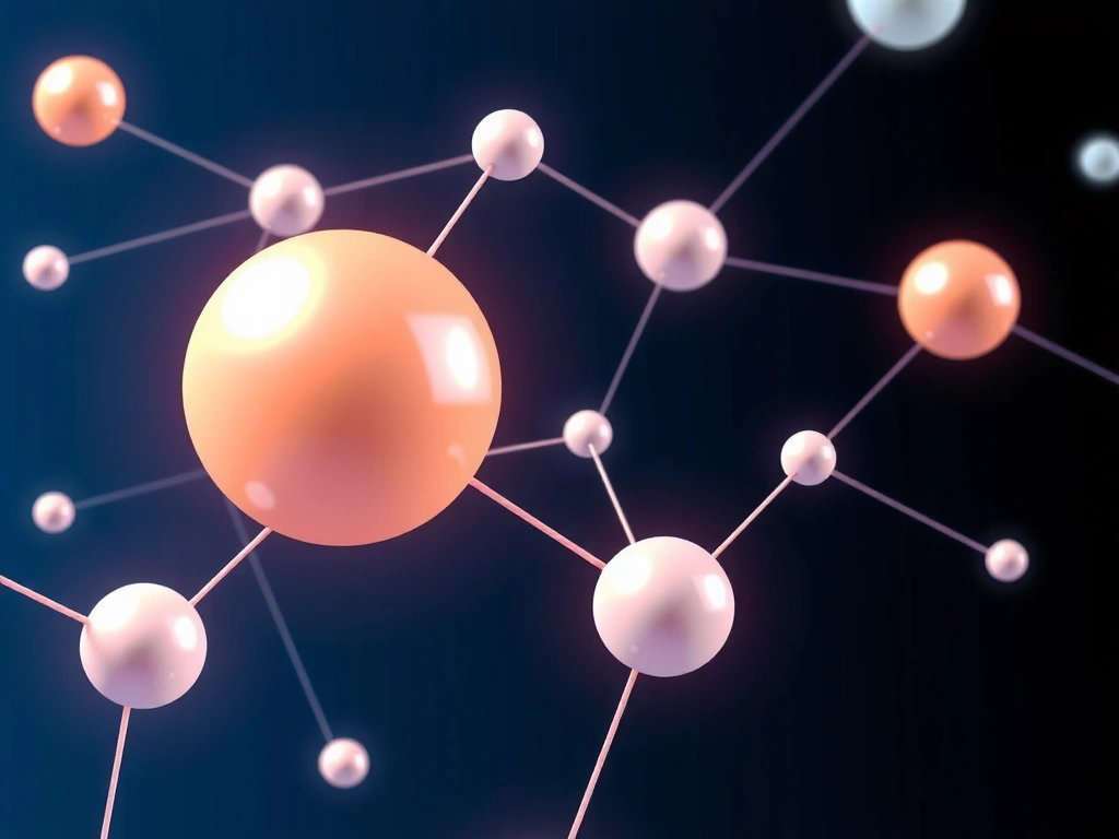 Illustration of multiple interconnected digital nodes representing third-party data exchange